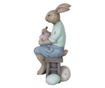Clayre Polyresin húsvéti nyuszi figura 8816 cm