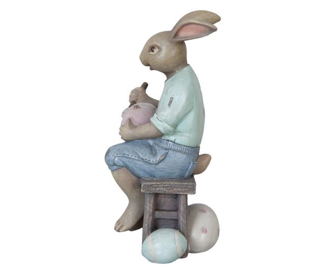 Clayre Polyresin húsvéti nyuszi figura 8816 cm
