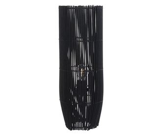 Fekete bambusz lámpa Arusha Ø 17 cm x 52 h