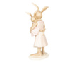 Decorer Húsvéti nyuszi figura, polirezin, 11 cm x 26 cm