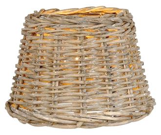 Natúr rattan lámpabúra 23x17 cm / E27