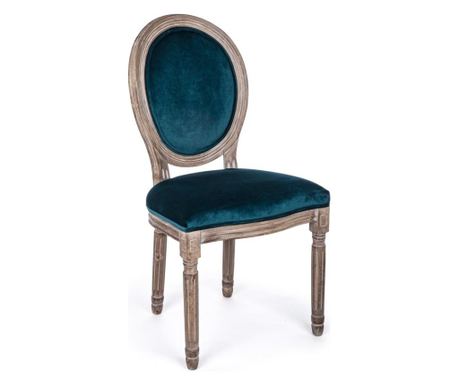 Καρέκλα Mathilde από Πράσινο Βελούδο και Ξύλο 48 cm x 46 cm x 96 cm Υ