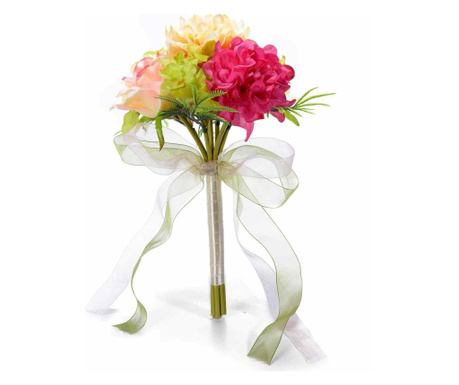 Buket umjetnog cvijeća, raznobojne hortenzije cm 10 x 28,5 H