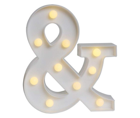 Simbol volumetric & luminos LED din plastic cu baterii