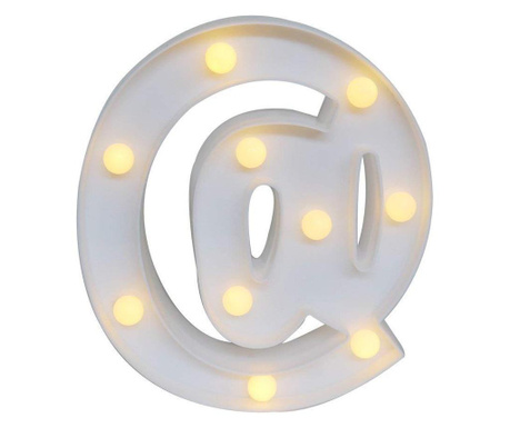 Simbol volumetric @ luminos LED din plastic cu baterii