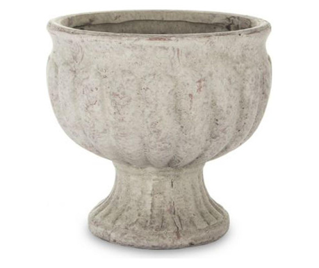 Pocal Ceramica, Bej Antichizat, 13,5x14 Cm