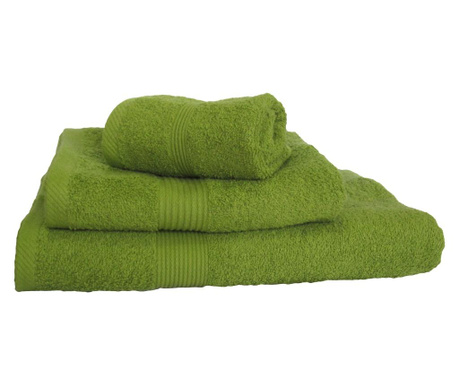 Комплект хавлиени кърпи 3 части Decona Зелено, 100% Памук