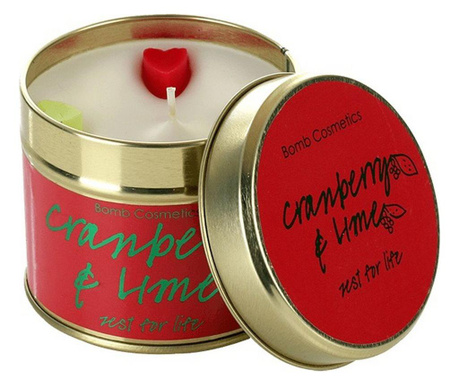 Lumanare parfumata Cranberry & Lime Bomb Cosmetics