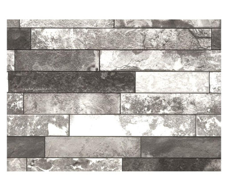 Tapet DEGRETS 206-01 simplex Piatra 3D gri, 0.53m x 10.05m, 5.3 mp
