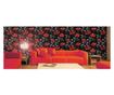 Tapet DEGRETS 1270 hartie Essays negru-rosu, 0.53m x 10.05m = 5.3 mp