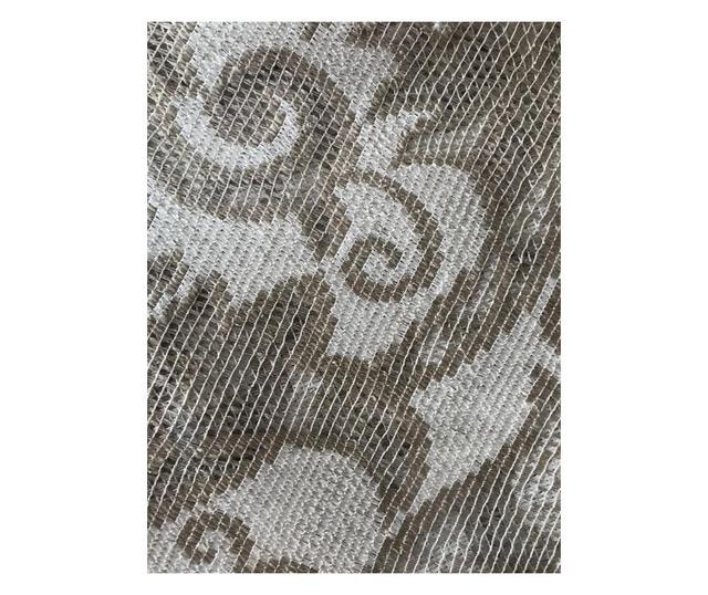 Fata de masa jacquard, pax, rotund, bej/auriu  150 cm