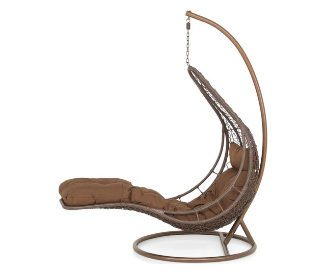 Scaun suspendabil Maison Mex, Chill, maro/maro, 95x105x80 cm