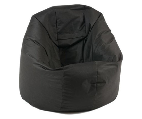 Fotoliu Beanbag Relaxo - Teteron Black (pretabil Si La Exterior) Umplut Cu Perle Polistiren  60x50x60 cm