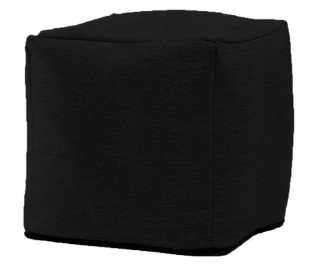 Пуф Табуретка Куб Xl - Черен, дамаска Cube XL