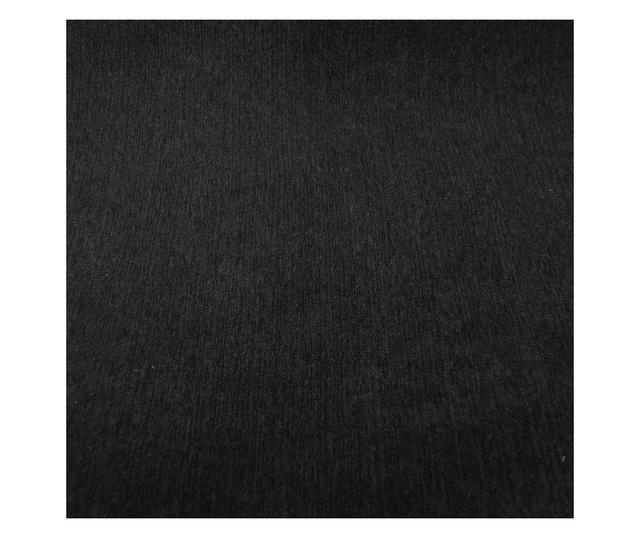 Fotoliu King Size + Otoman + Perna Decorativa - Eerie Black (gama Premium) Umplut Cu Fulgi De Burete Memory Mix  100x120x75 cm