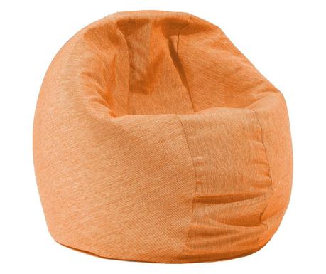 Fotoliu Relaxo (gama Premium), - Terracotta Orange Cu Husa Detașabilă Textilă, Umplut Cu Perle Polistiren 60x50x60 cm