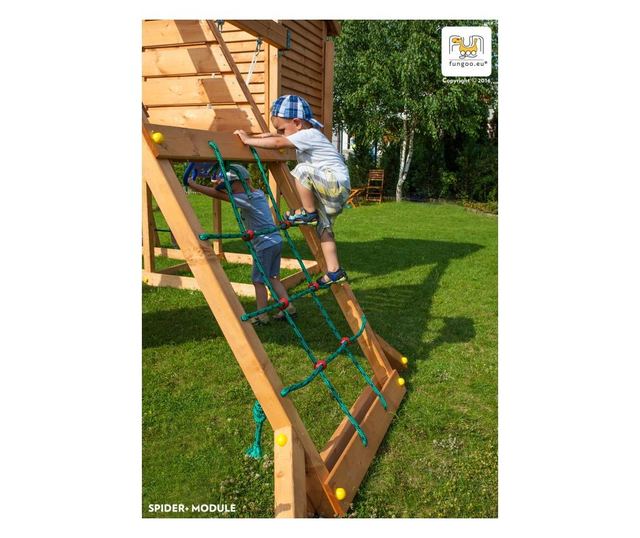 Set MyHOUSE SPIDER - drveno djecje igraliste