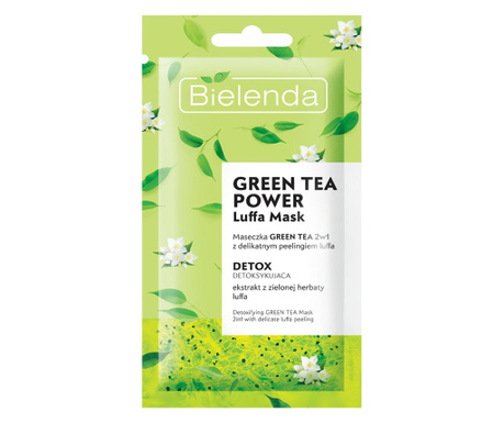 Bielenda GREEN TEA POWER Masca de Fata Detoxifianta cu Ceai Verde 2in1 8g