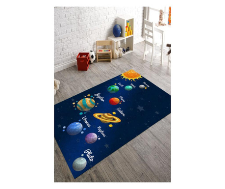 Covor Rizzoli, Colorful Planets, 160x230 cm, bleumarin