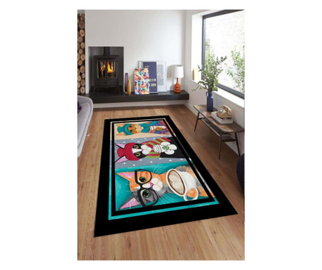 Dywan Colorful Cats 80x140 cm