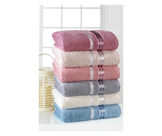 Set 6 kupaonskih ručnika Pearl