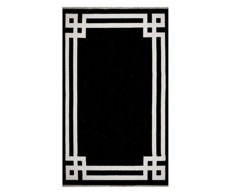 Crea Modern Black White Szőnyeg 100x200 cm
