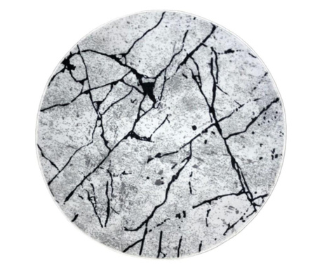 Circle Gray Modern Szőnyeg 150x150 cm