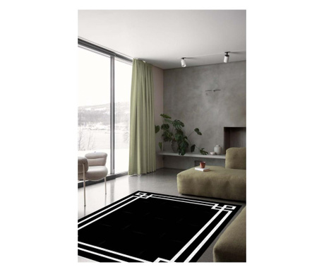 Covor Modern Striped Black 120x180 cm