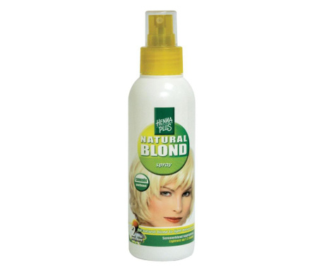 Spray par blond, cu musetel, Hennaplus, 150 ml