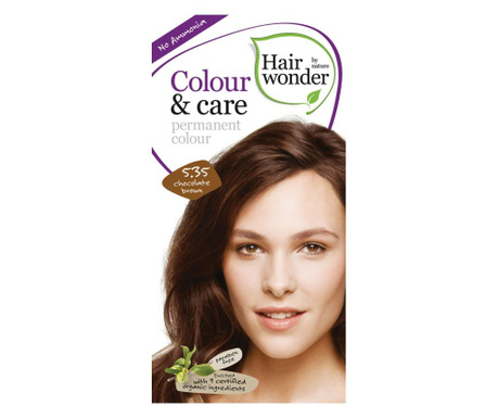 Vopsea par naturala, Colour & Care, 5.35 Chocolate Brown, Hairwonder