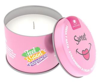 Lumanare Cristalinas Feel Good - Capsuni si frisca, Sweet 35 ore