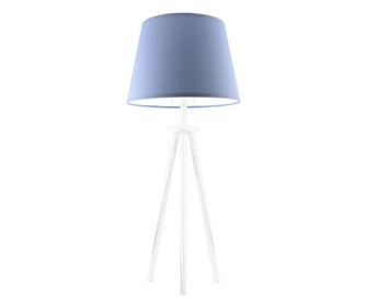 Metalna stolna lampa Bergen bijela plava 50x20 cm