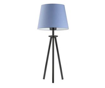 Bergen Fekete Kék Fém Asztali Lámpa 50x20 cm