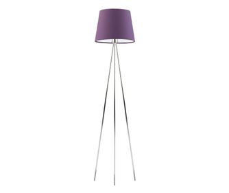Metalna podna lampa RENO krom ljubičasta 153x60 cm