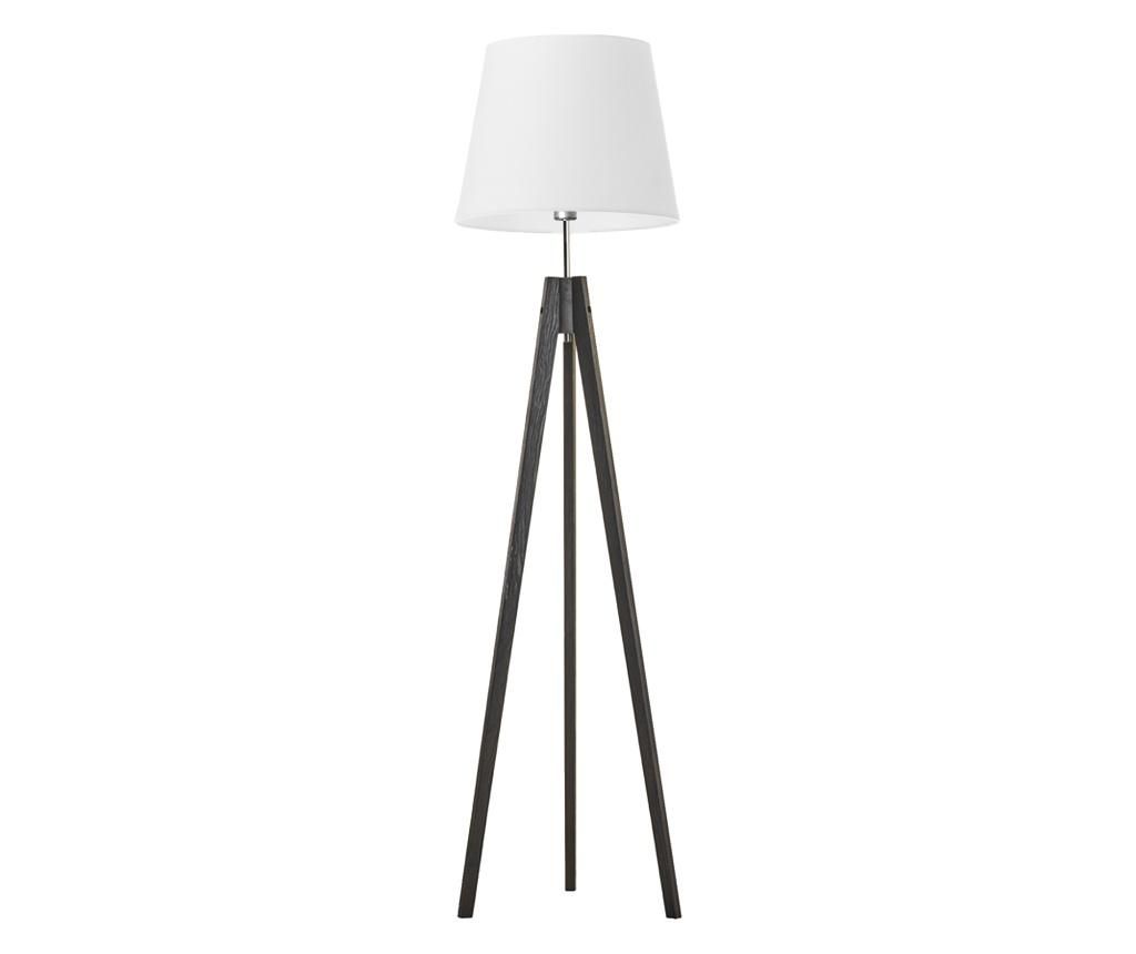 Lesena talna svetilka Aruba EBONY WHITE 149x38 cm