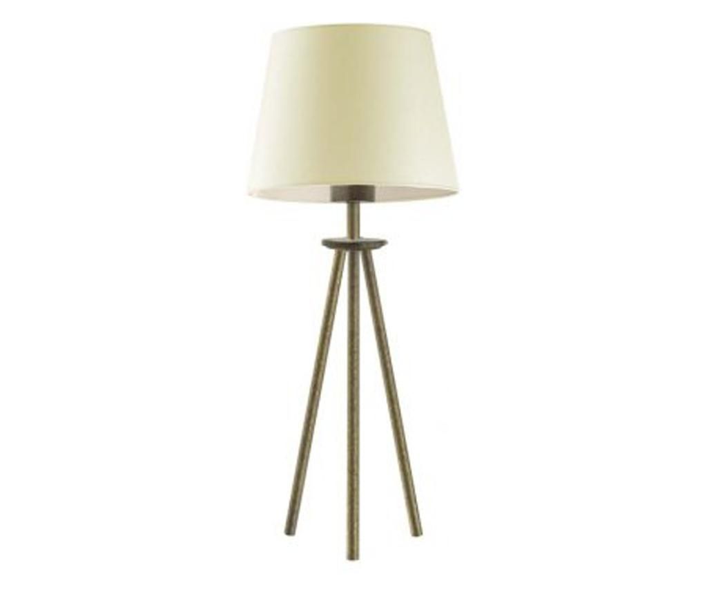 Bergen Metal Desk Lamp Antique (Old) Gold Ecru 50x20 cm