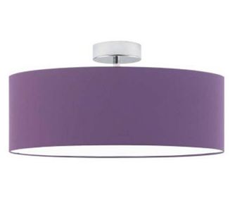 WENECJA viseća svjetiljka FI 50 brušeni čelik ljubičasta 30x 50 cm