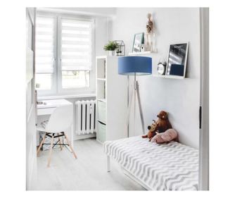 Fa lámpa Haiti kék-fehér 138x40 cm