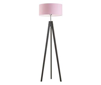 Drvena lampa Haiti svijetlo ružičasti ebanovina 138x40 cm