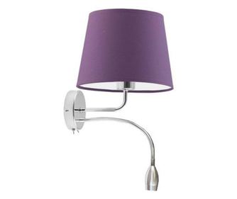 Zidna lampa IMPERIA krom ljubičasta 26x25 cm