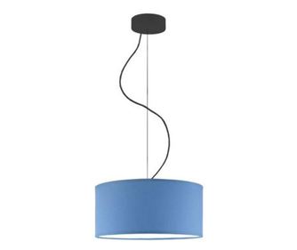 Závěsná lampa HAJFA FI 30 černá modrá 120x30 cm