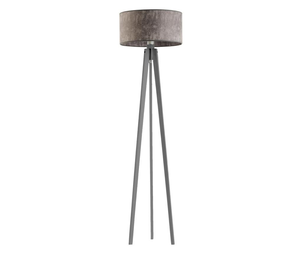 Lesena talna svetilka Miami Ash Grey Heather Grey (Beton) 148x40 cm
