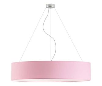 Viseća lampa PORTO FI 100 Četkani čelik Svijetlo ružičasta 120x100 cm
