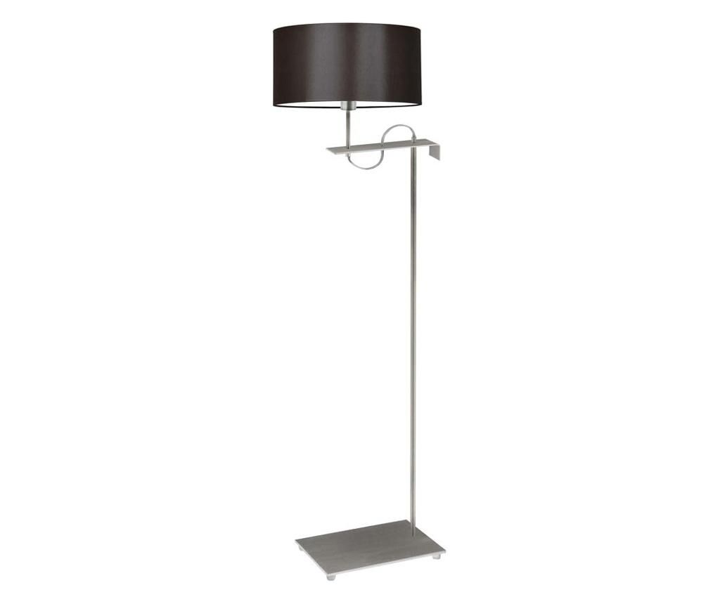 Metal Floor Lamp KAMERUN Silver Bronze 160x50 cm