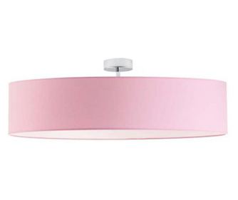 Plafon Lampa GRENADA FI 80 Krom Svijetlo Ružičasta 35x 80 cm