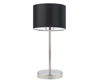 NICEA Μεταλλικό Επιτραπέζιο Φωτιστικό Μπρονζέ Ατσάλι Μαύρο 39.5x17.5 εκ.