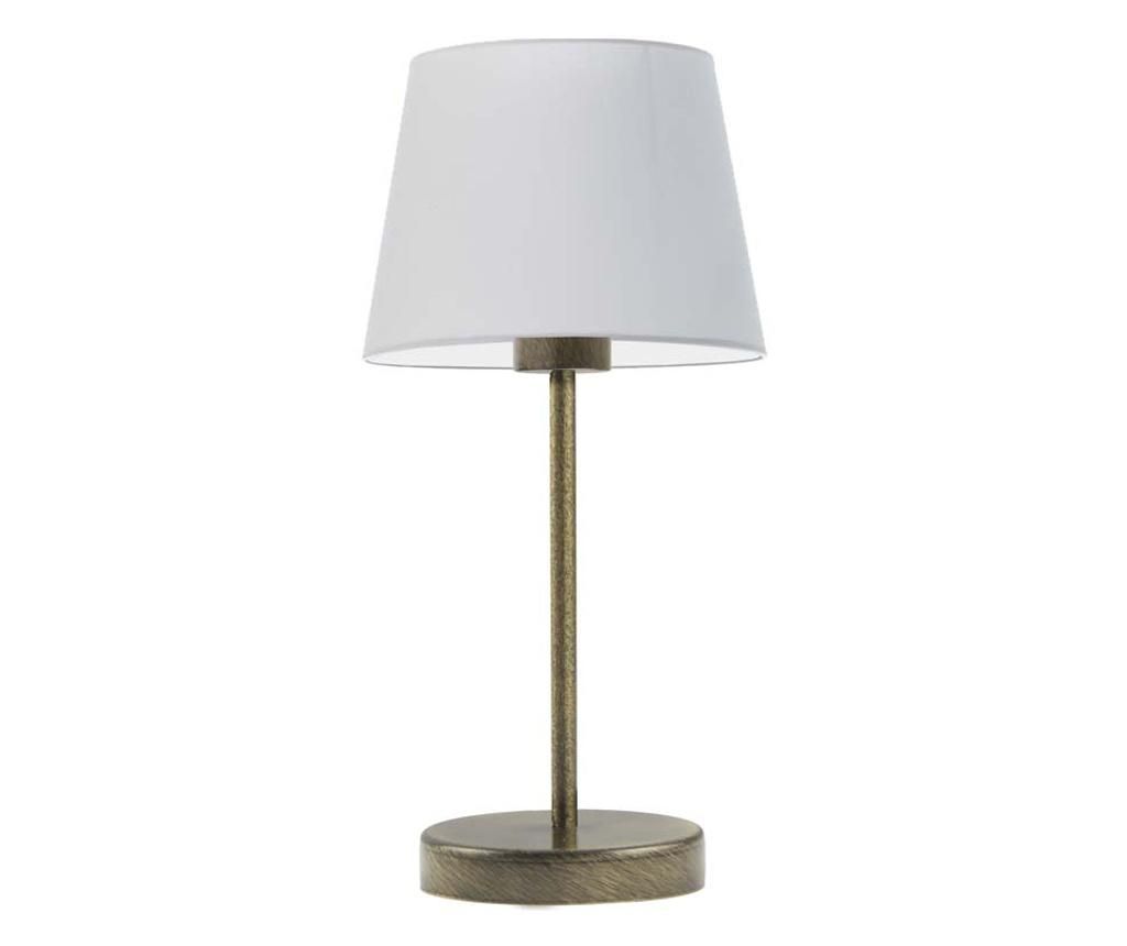 SIENA Metal Desk Lamp Antique (Old) Gold Light Gray 41.5x19.5 cm