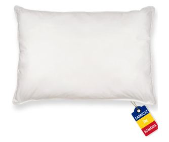 Perna Pernador cu puf si pana de gasca, 50cm x 70cm, alb Pernador