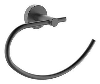Халка за кърпи Round черен мат  15.1x23.4x7.4 см