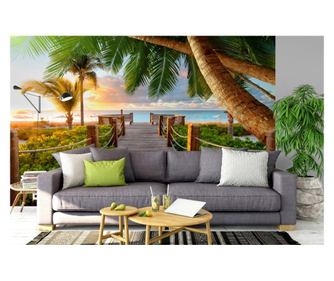 Set 3 tapet Pier and Palm Trees 91x180 cm